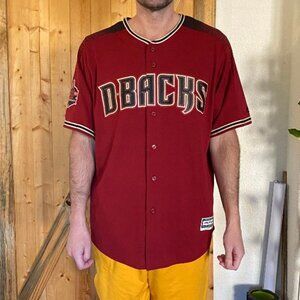 Alternate Arizona Diamondbacks Majestic MLB Jersey 20th Anni patch